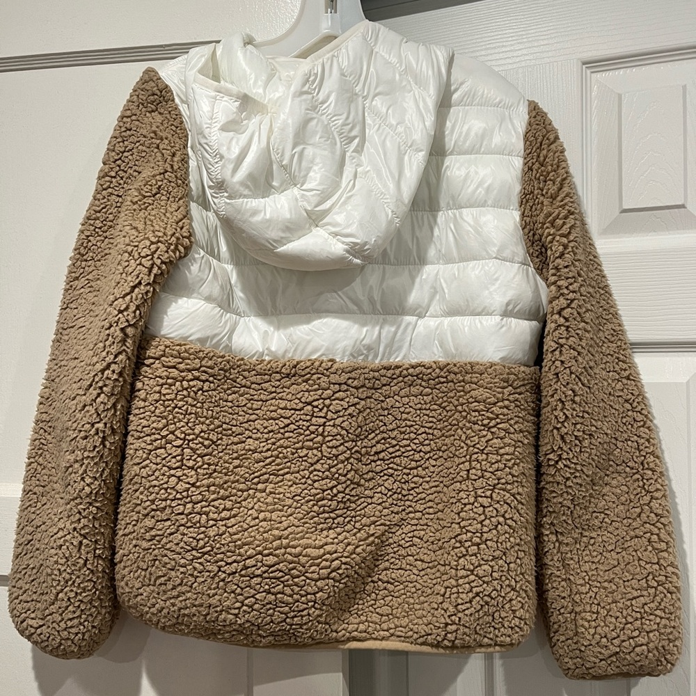 Gap Fit Sherpa Half Zip Jacket (Ivory Frost) - Picture 2 of 5